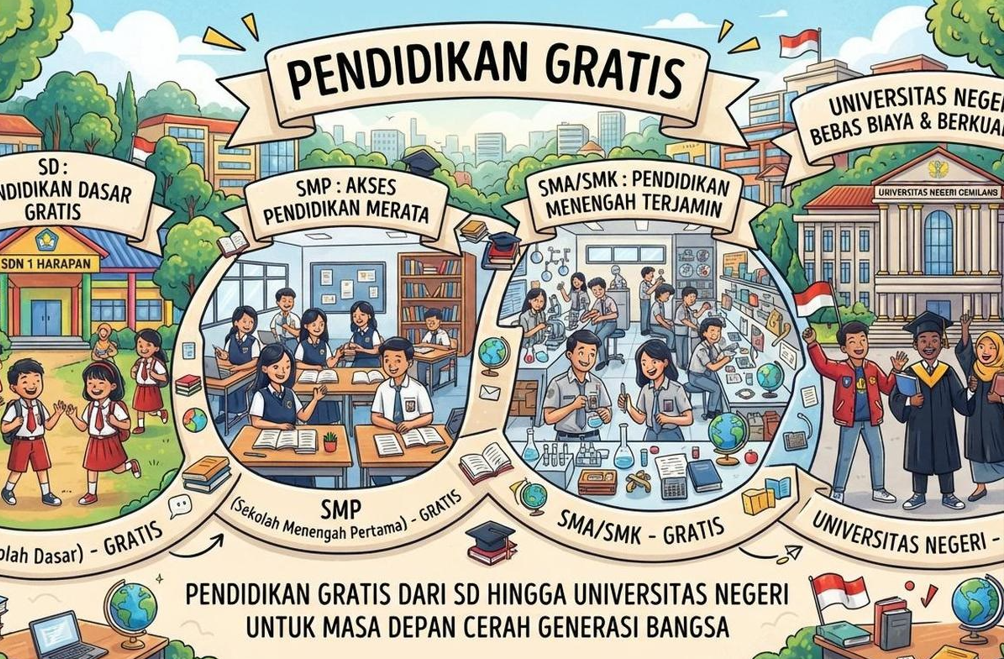 PTN Gratis Prabowo Butuh Rp93,7 Triliun, Bagaimana Skema Anggarannya?