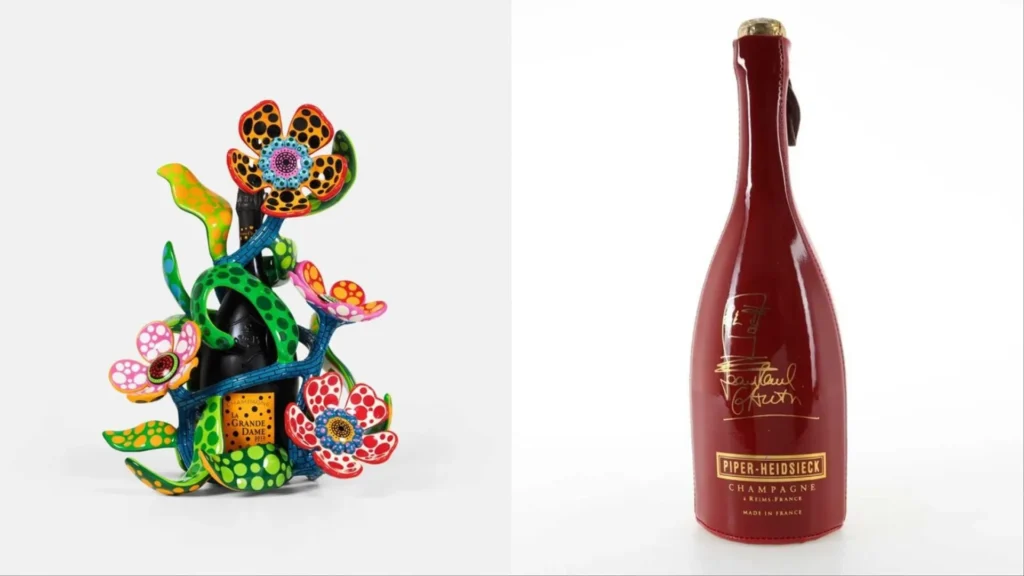 Ketika Botol Champagne Menjadi Kanvas Seni dan Objek Koleksi