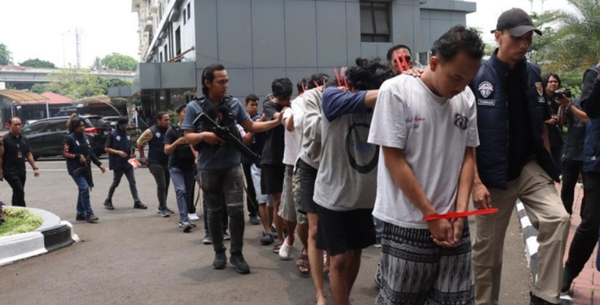 Tawuran 4 Gangster di Jakbar Tewaskan 1 Orang, 19 Orang Diamankan Polisi